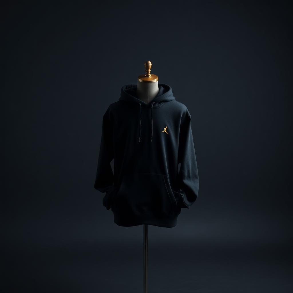 Ink black E-Farmer hoodie
